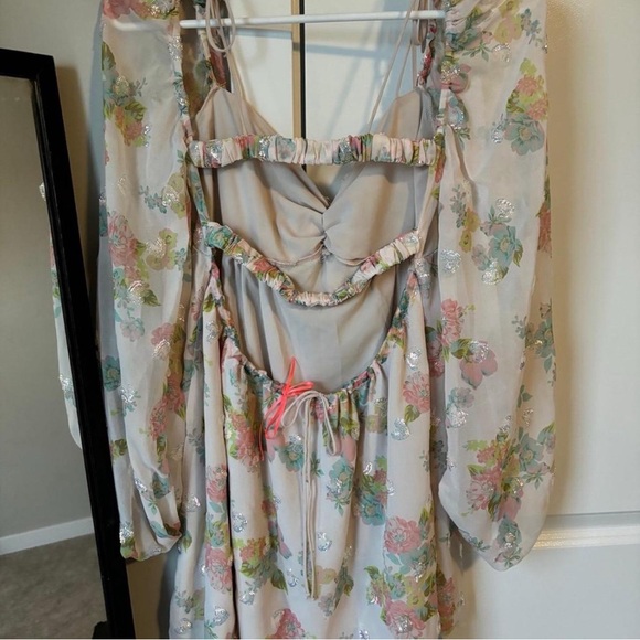 For Love And Lemons Pink Floral Dress - Picture 7 of 7